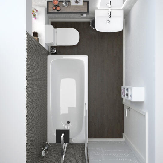 Daniel Small Bath Suite With Shower Screen Buy Online At Bathroom City